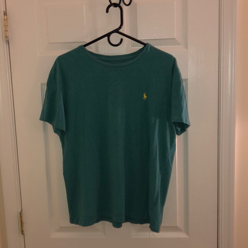 Green polo t shirt